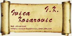 Ivica Košarović vizit kartica
